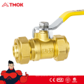 Brass Union Ball Valve 1/2 inch with Long Handle and Competitive Advantage in TMOK